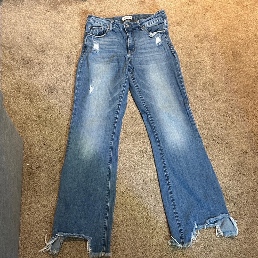 Classic Blue Straight Leg Women's Jeans
